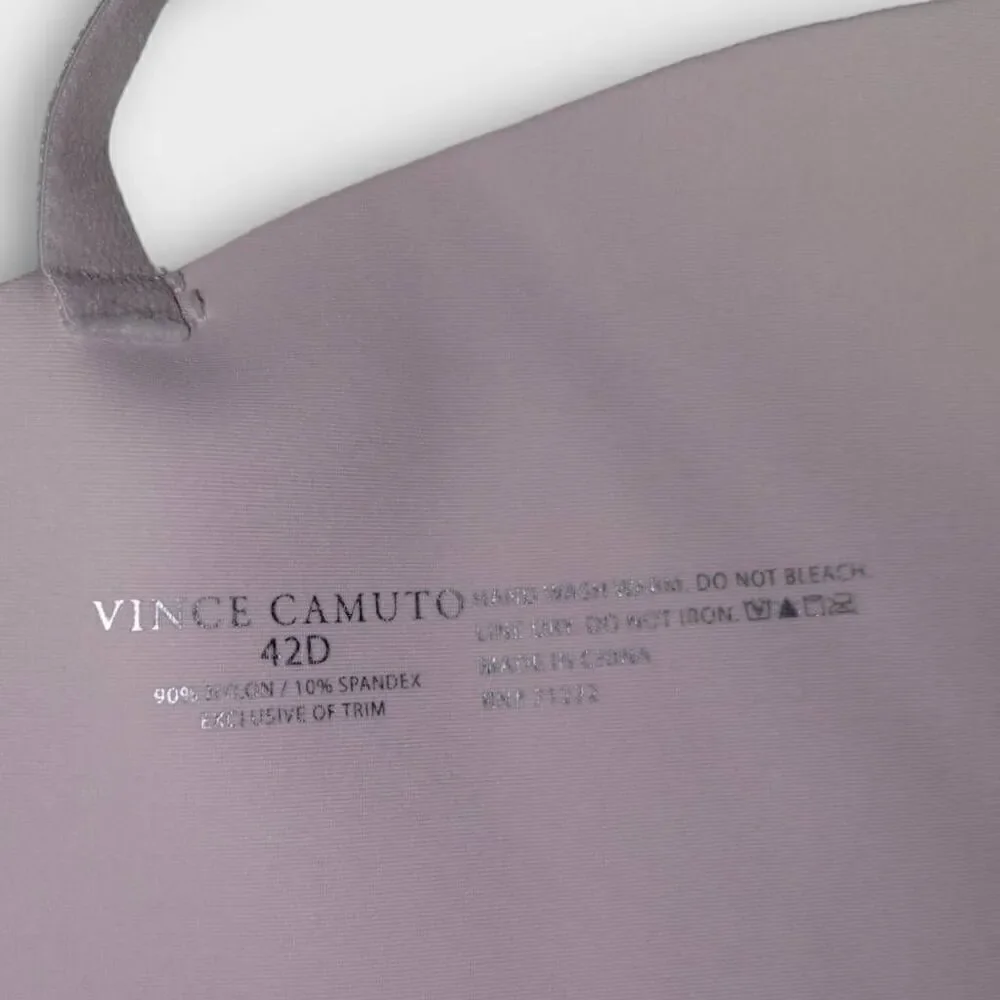 Vince Camuto Womens Bra Sz 42D Pink Nylon‎ Spandex Comfort Adjustable Intimates